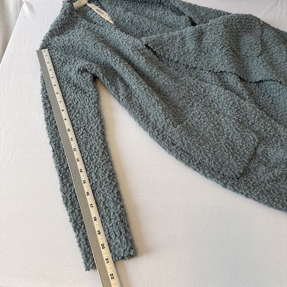 Studio B Bobeau NWT Women’s S Boho Open Front Textured Knit Cardigan Blue Granny - Picture 10 of 11